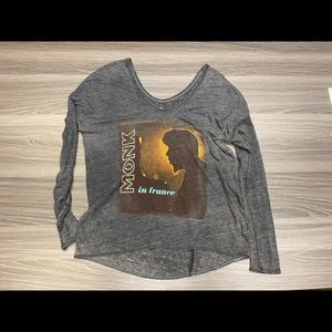 CHASER brand XS Thelonious Monk jazz shirt raglan